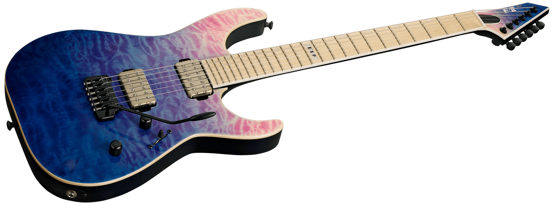 ESP E-II M-II HST QM, Indigo Purple Fade