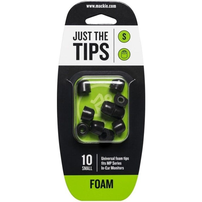 Mackie MP Series Foam Black Tips Kit, Small
