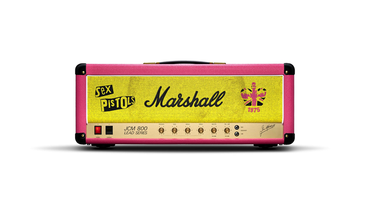 Marshall JCM800 Sex Pistols 50th Anniversary Half Stack Bundle