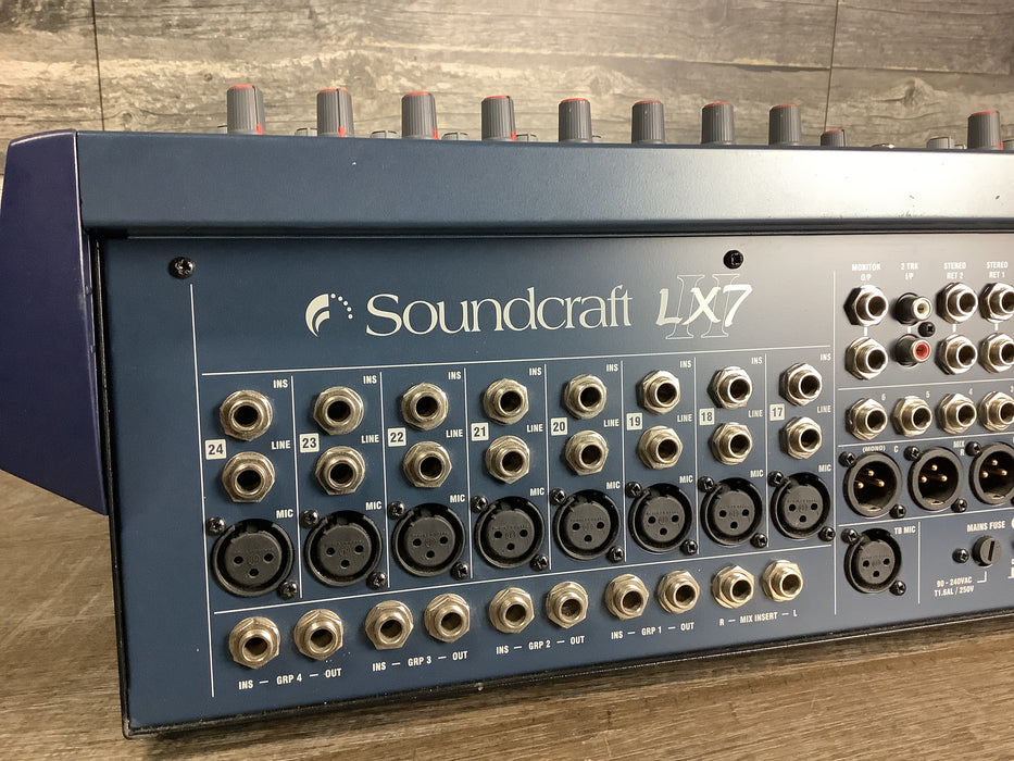 Soundcraft LX7ii 24-Channel Analog Mixer - Used
