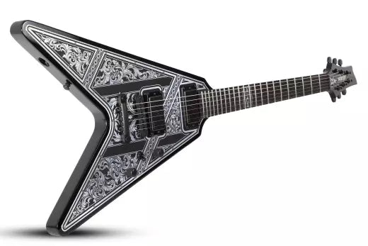 Schecter V-1 Pryzm Palladium, Gray-Black