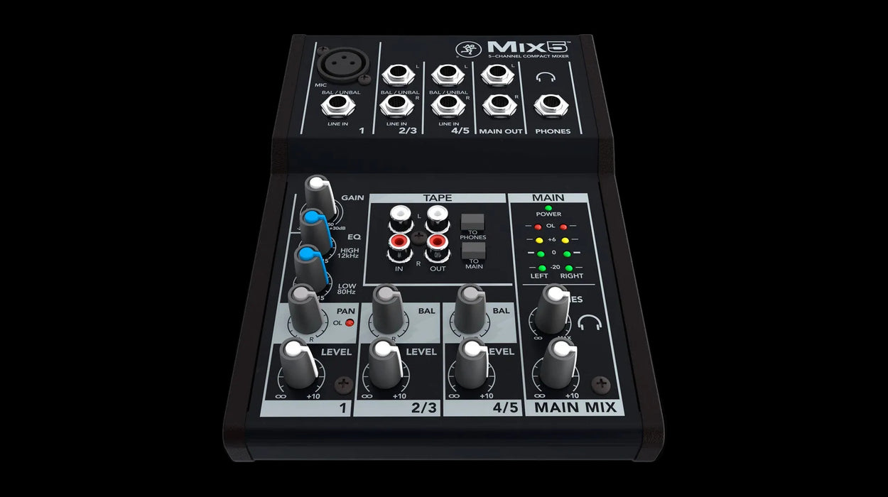 Mackie Mix5 5-channel Compact Mixer