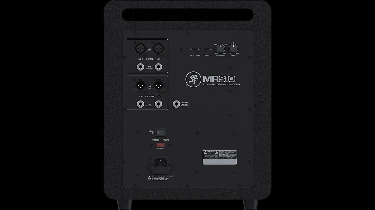 Mackie 120w Powered Studio Subwoofer, 10”