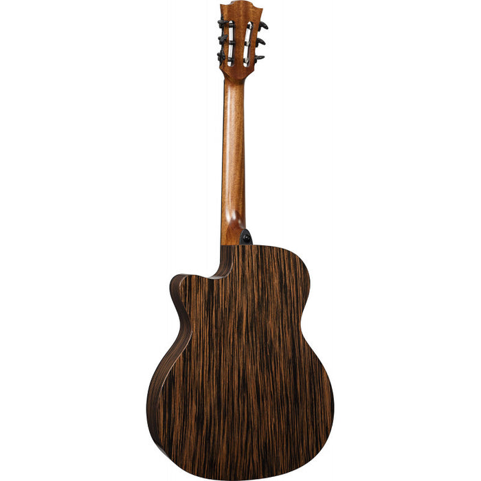 Lag HV50-N-ACE Hyvibe 50 Nylon Auditorium Bevel Cutaway, Gloss Finish