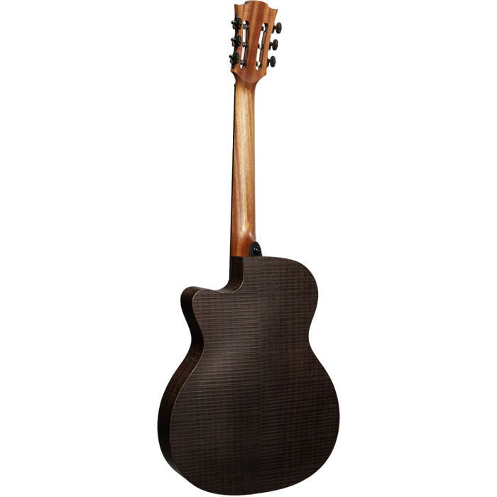 Lag SAUVAGE-N-ASCE Nylon Auditorium Slim Cutaway Acoustic-Electric Guitar w/Padded Cover, Satin Open Pore