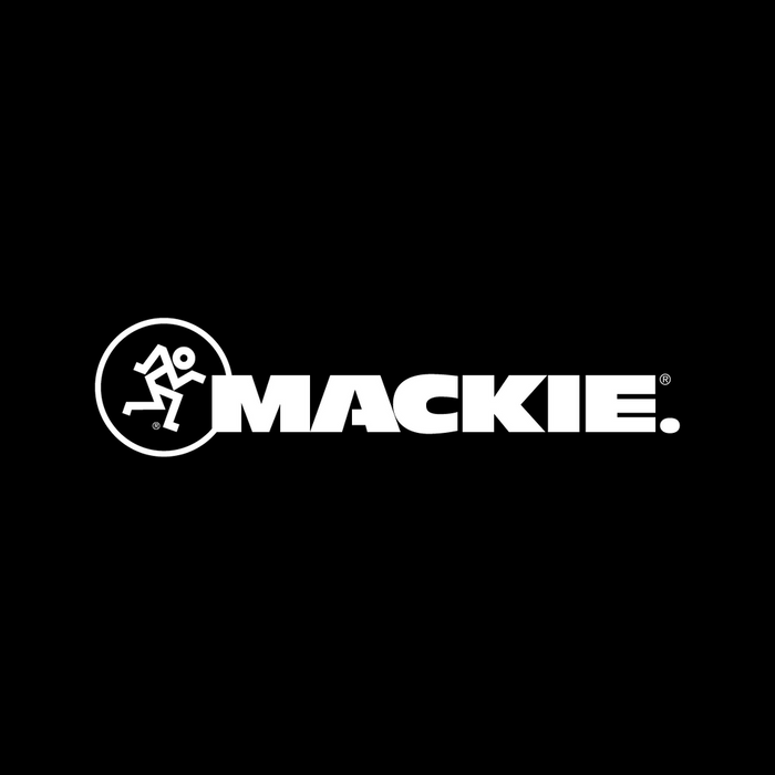 Mackie Black Fabric Banner with Mackie Combo Logo