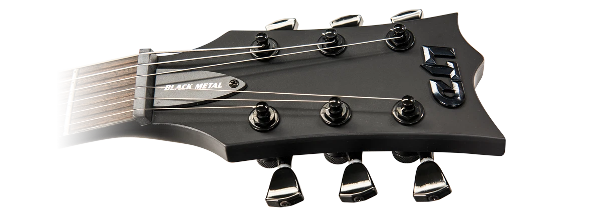 ESP LTD EC-BLACK METAL, Black Satin