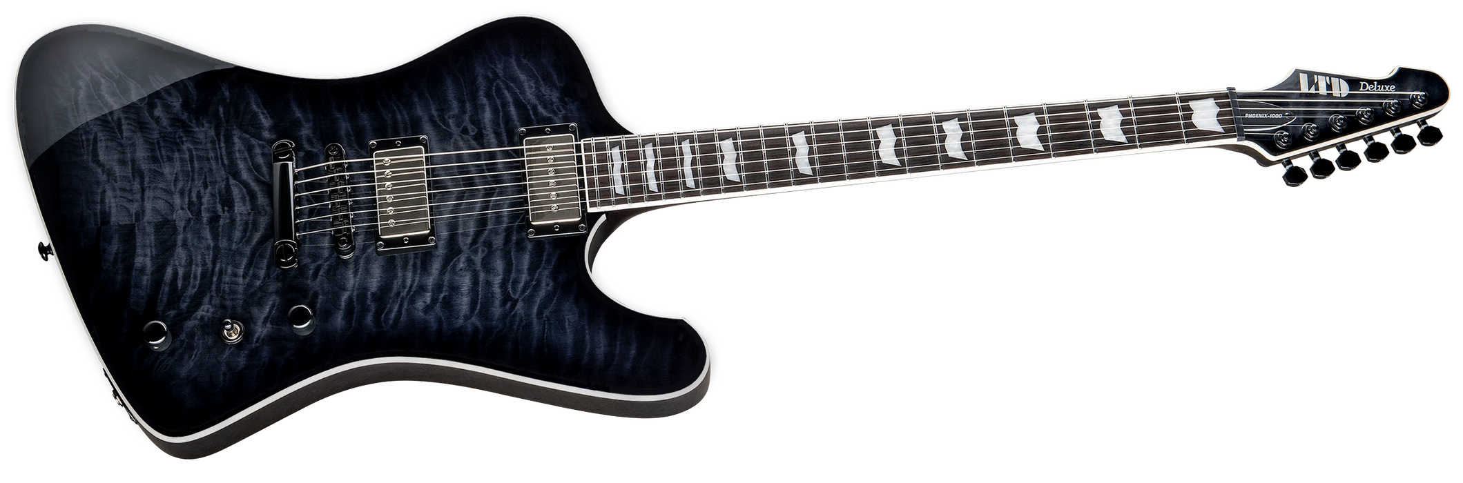 ESP LTD PHOENIX-1000, See-through Black Sunburst