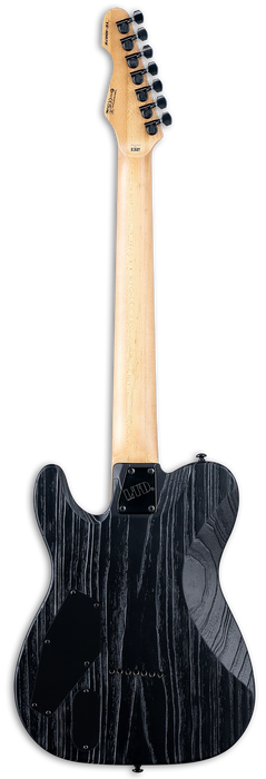 ESP LTD TE-1007B 7-string Baritone Electric Guitar, Black Blast