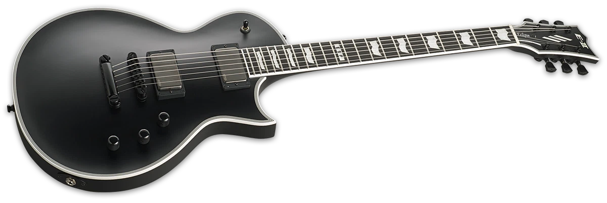 ESP E-II Eclipse w/EMG, Black Satin
