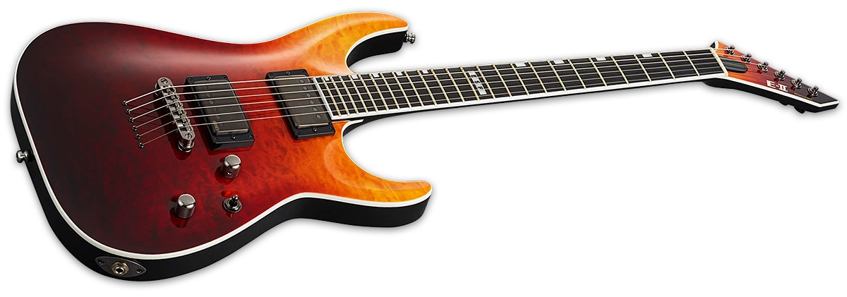 ESP E-II HORIZON NT-II, Tiger Eye Amber Fade