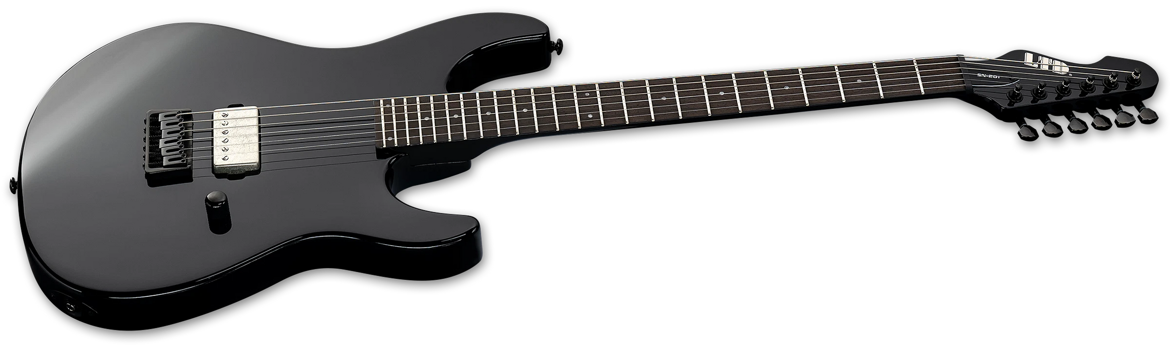 ESP LTD SN-201 HT Electric Guitar, Black Gloss