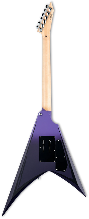 ESP LTD Alexi Ripped Sawtooth Alexi Laiho Left-handed, Purple Fade Satin with Pinstripes