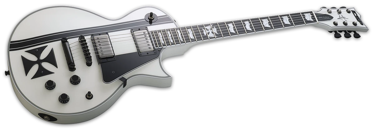 ESP LTD Iron Cross James Hetfield, Snow White