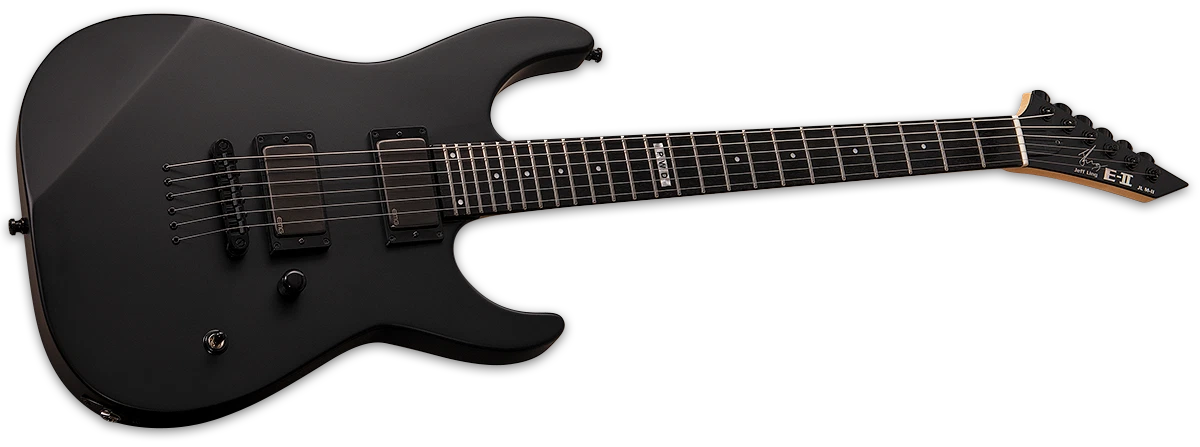 ESP E-II Jeff Ling JL-1 M-II NT, Black Satin