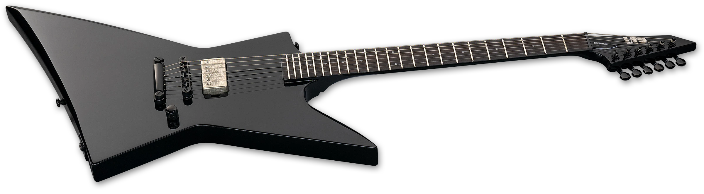 ESP LTD EX-201 Electric Guitar, Black Satin