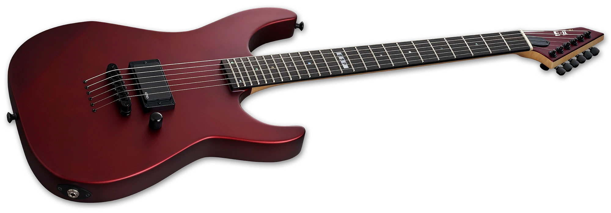 ESP E-II M-I NT, Deep Candy Apple Red Satin