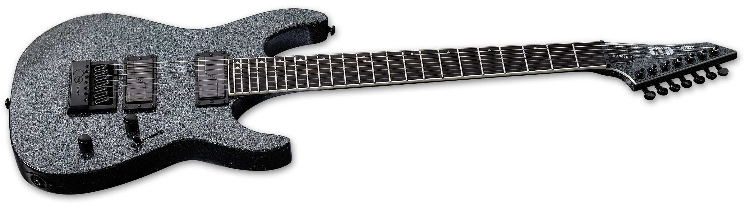 ESP LTD M-1007B 7-string Baritone Electric Guitar, Granite Sparkle