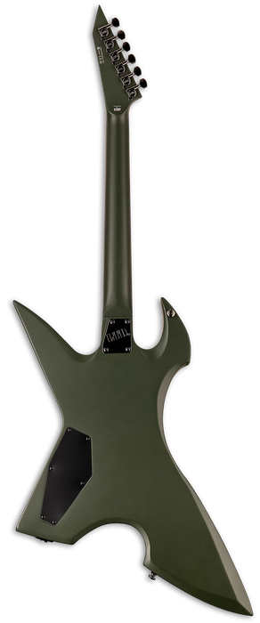 ESP LTD MAX-200-RPR Max Cavalera, Military Green Satin