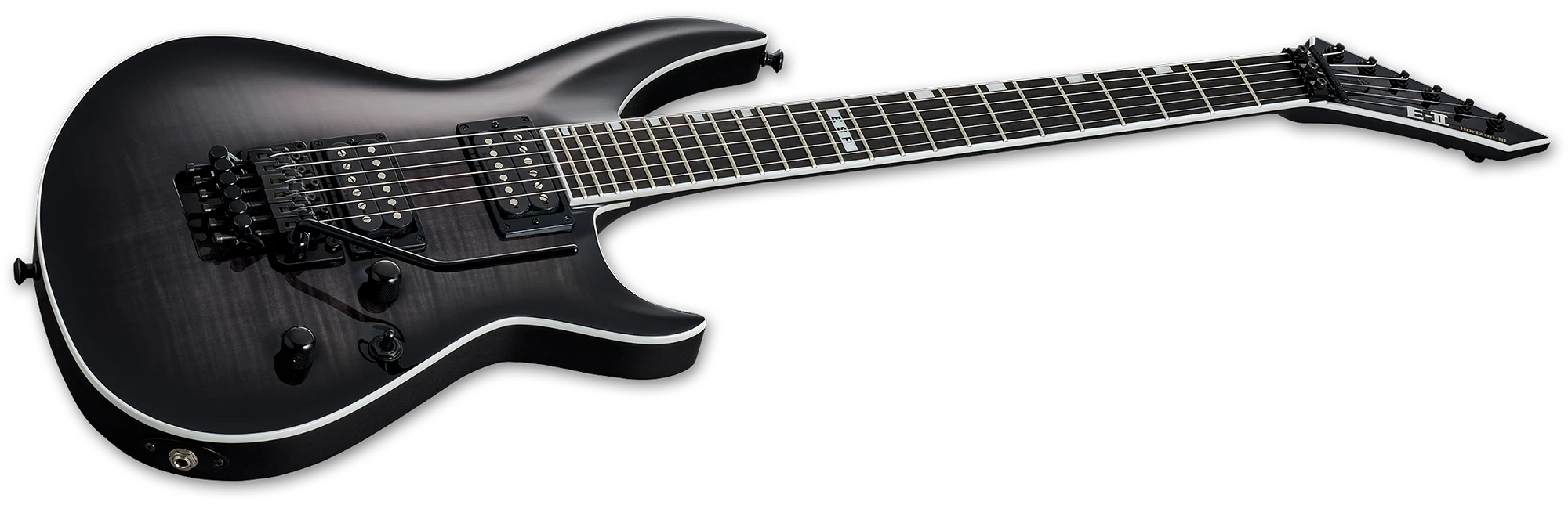 ESP E-II HORIZON-III Floyd Rose, See-through Black Sunburst