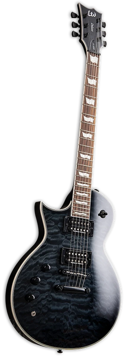 ESP LTD EC-1000 PIEZO QM Left-handed, See-through Black