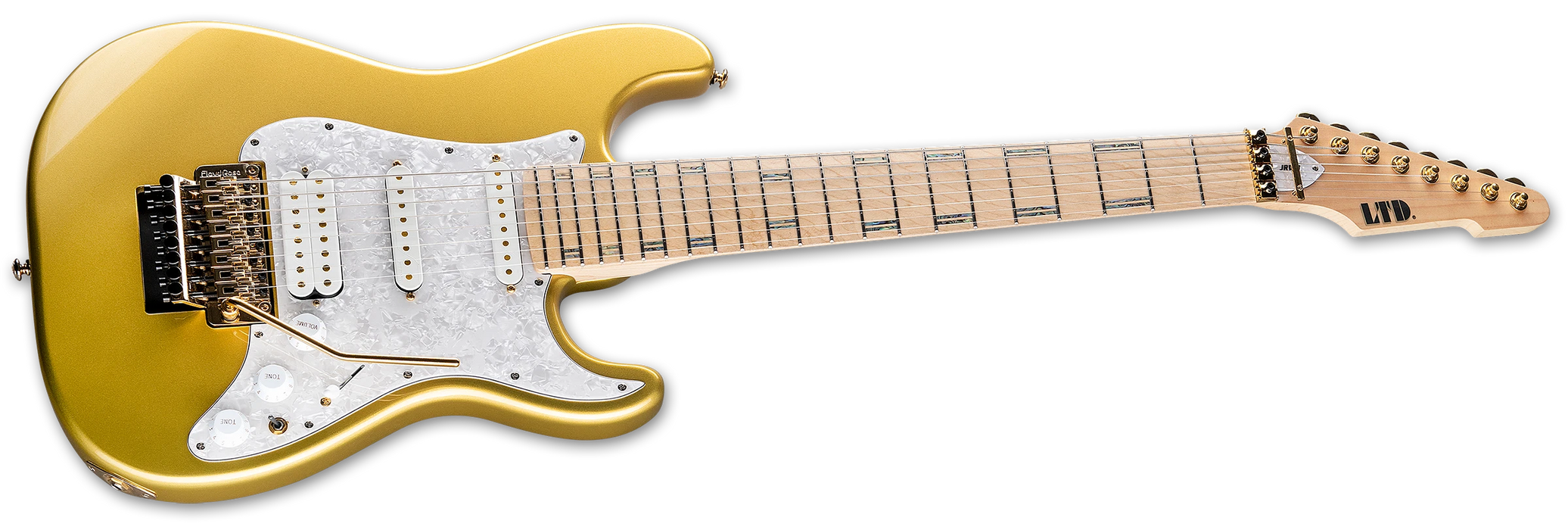 ESP LTD JRV-8 Javier Reyes, Metallic Gold