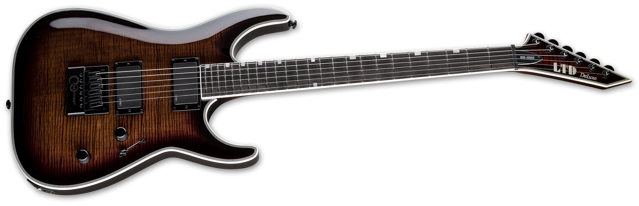 ESP LTD MH-1000 Evertune, Dark Brown Sunburst