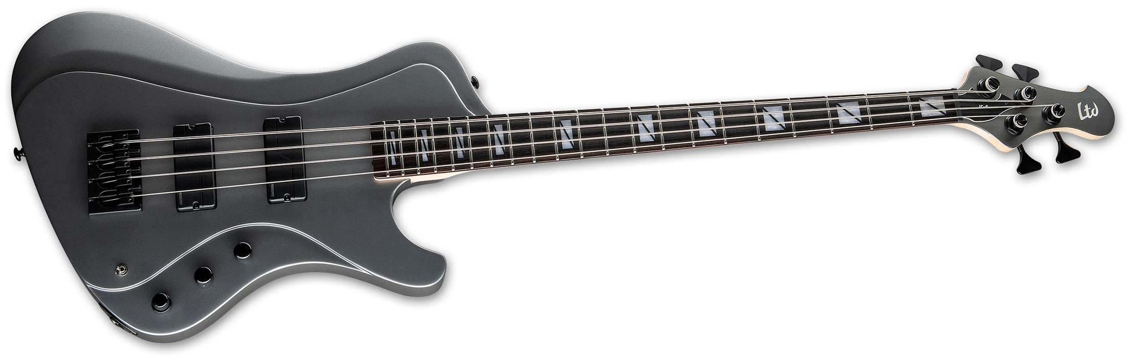 ESP LTD JC-4 John Campbell, Dark Grey Metallic Satin