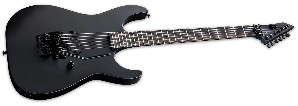 ESP LTD F BLACK METAL, Black Satin