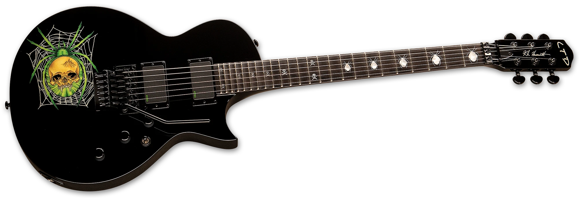 ESP LTD KH-3 Kirk Hammett, Blackspider with Graphic