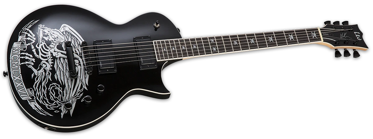 ESP LTD WA-WARRBIRD Will Adler, Black with Graphic