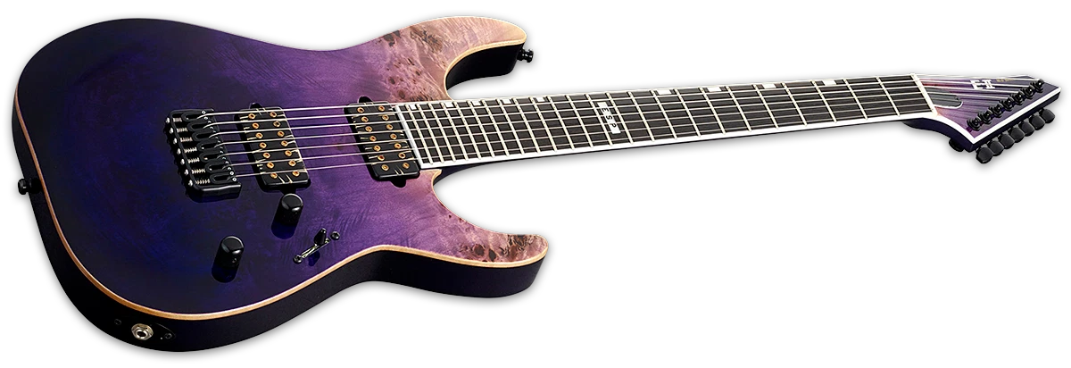 ESP E-II M-II NT, Purple Natural Fade