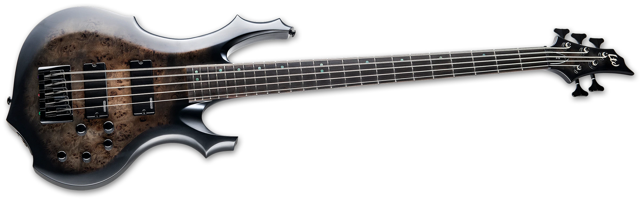 ESP LTD F-5 EBONY, Charcoal Burst