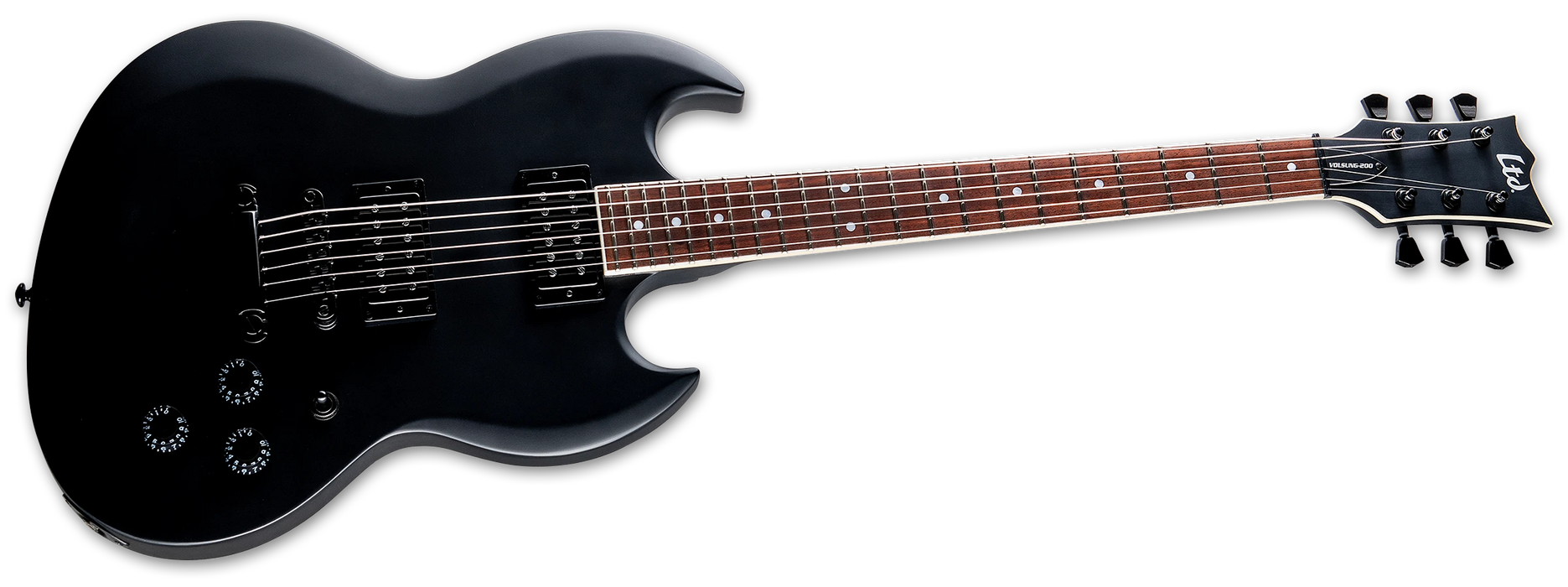 ESP LTD Volsung-200 Lars Frederiksen, Black Satin