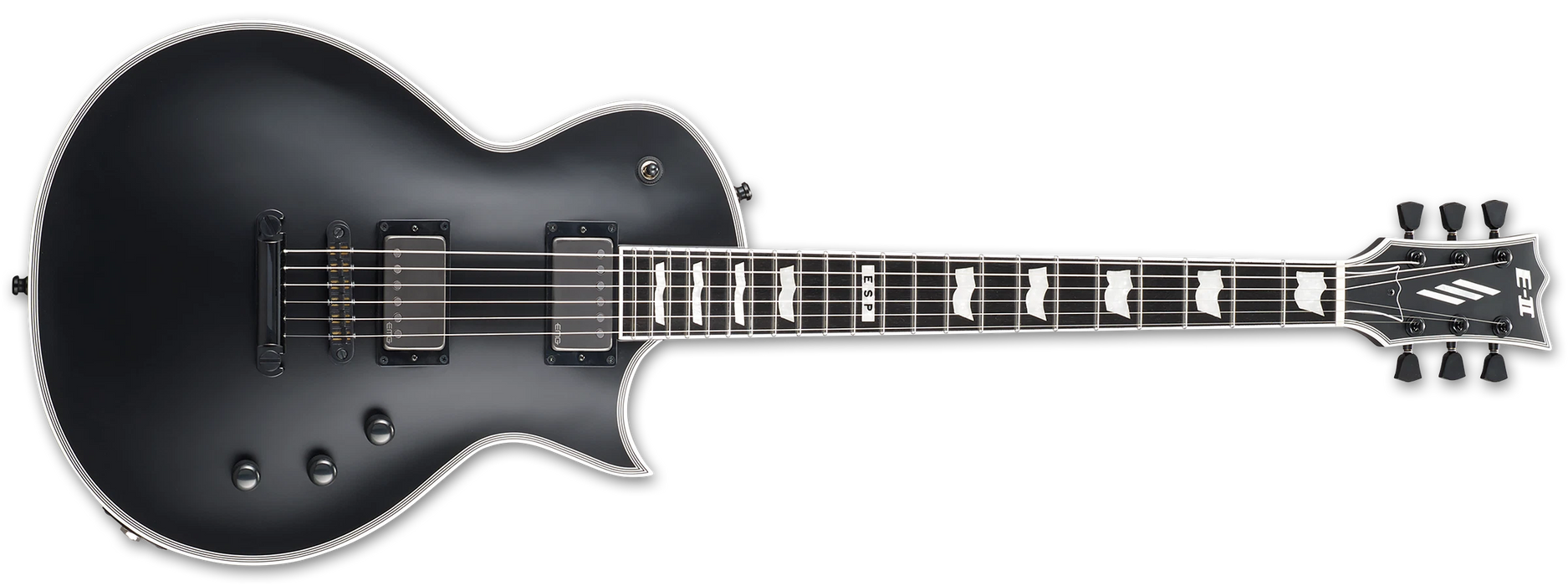 ESP E-II Eclipse w/EMG, Black Satin