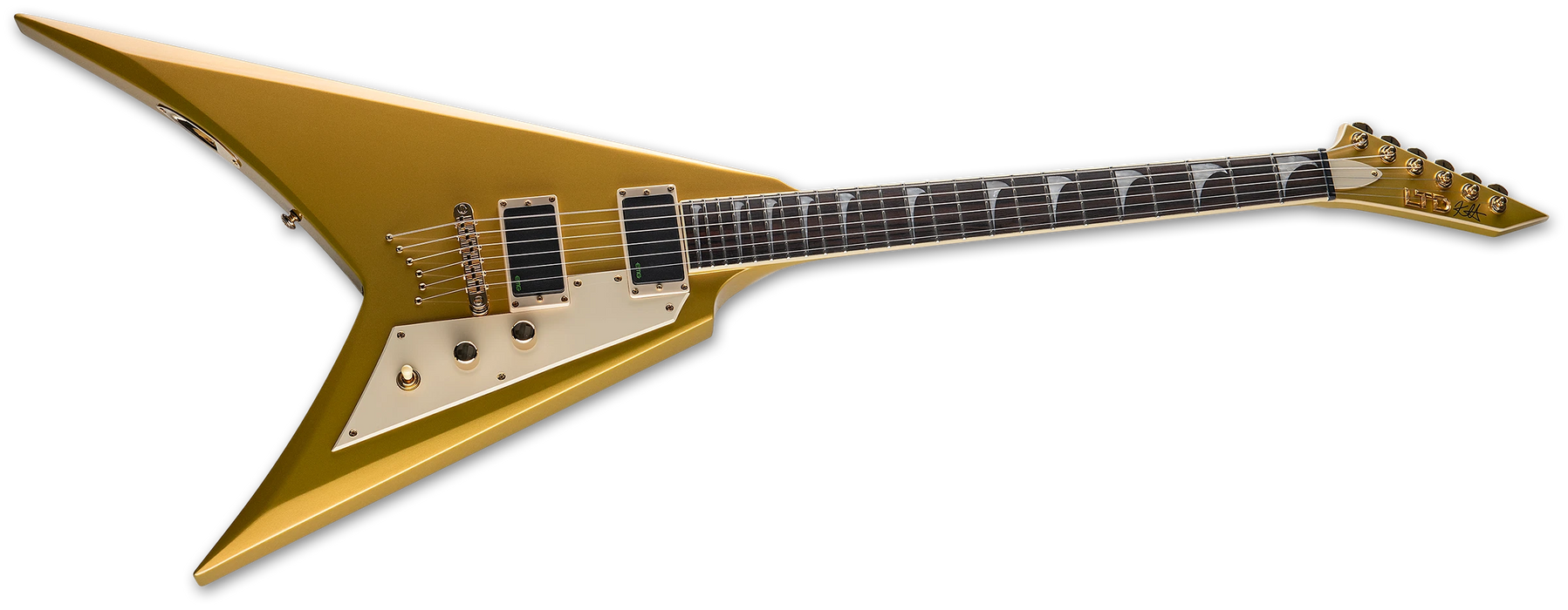 ESP LTD KH-V Kirk Hammett, Metallic Gold