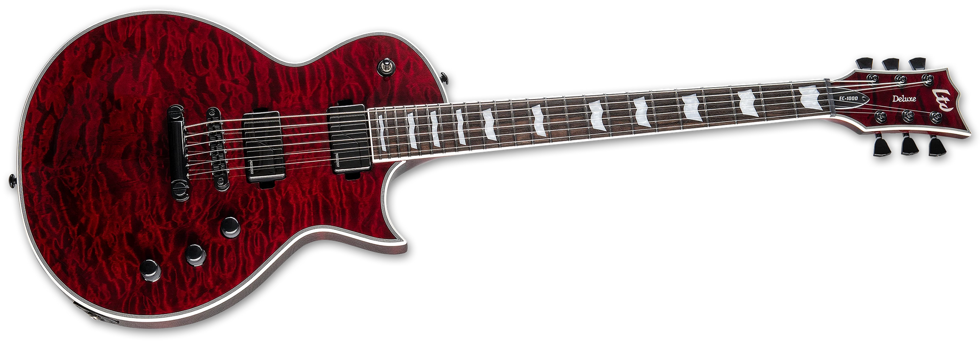 ESP LTD EC-1000 QM, See-through Black Cherry