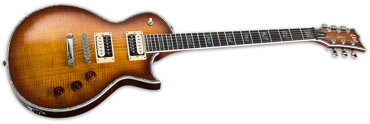 ESP LTD EC-1000 FM, Amber Sunburst