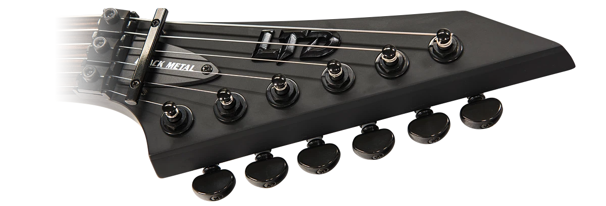 ESP LTD M-BLACK METAL, Black Satin