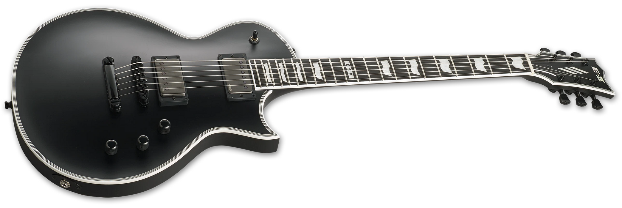ESP E-II Eclipse w/EMG, Black Satin