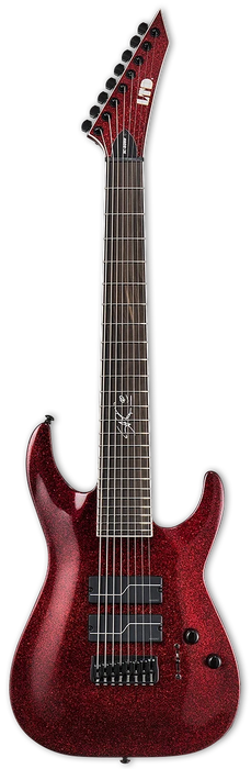 ESP LTD SC-608 Baritone Stephen Carpenter, Red Sparkle