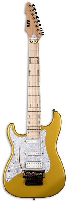 ESP LTD JRV-8 Javier Reyes Left-handed, Metallic Gold