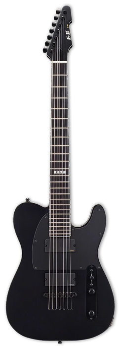 ESP  E-II T-B7 Baritone, Black Satin