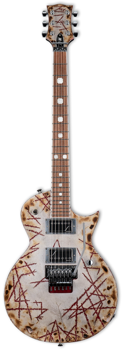 ESP  E-II RZK-II BURNT Richard Z, Distressed & Burnt