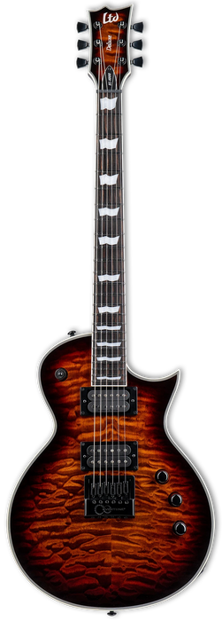 ESP LTD EC-1000 Evertune QM, , Dark Brown Sunburst