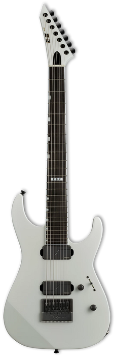 ESP E-II M-II 7B Baritone Evertune, Pearl White