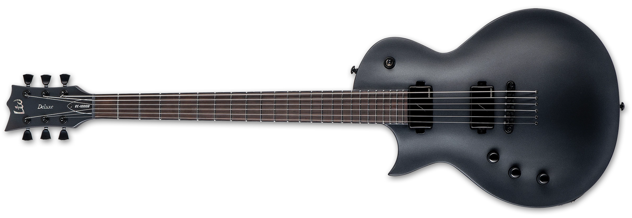 ESP LTD EC-1000 Baritone Left-handed, Charcoal Metallic Satin