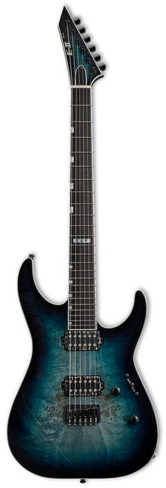 ESP E-II M-II HT, Mercury Blue Burst