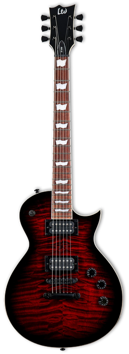 ESP LTD EC-256 QM, See-through Black Cherry