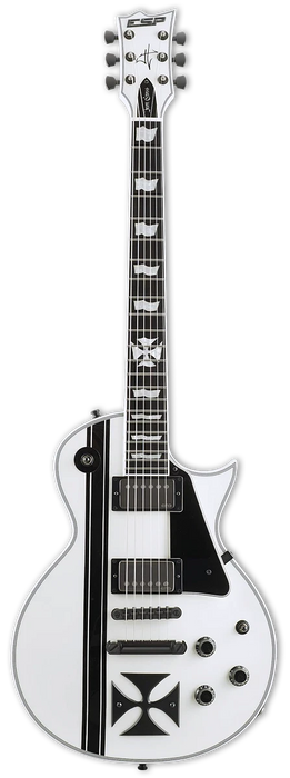 ESP LTD Iron Cross James Hetfield, Snow White